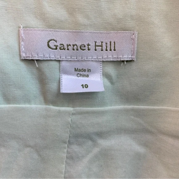 Garnet Hill Mini Skirt with lace and ribbon Size 10 - Picture 5 of 10